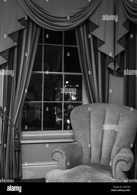 Regency Hotel Bedroom Window Stock Photo Alamy