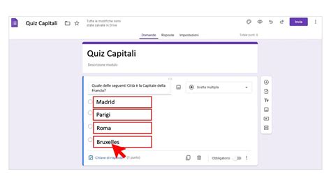 Come Creare Un Quiz A Risposta Multipla Con Moduli Google YouTube