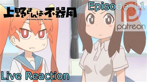 Reaction Commentary Ueno San Wa Bukiyou Episode Youtube