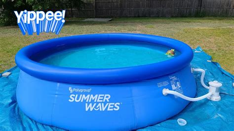 Summer Waves Easy Set Pool 10x30 Youtube