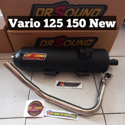 Jual KNALPOT COPY CMS DR SOUND PNP VARIO 125 150 ARM NEW 2018 SAMPAI