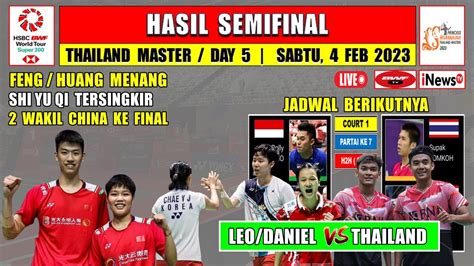 Hasil Semifinal Thailand Master 2023 Hari Ini SHI YU QI Tersingkir