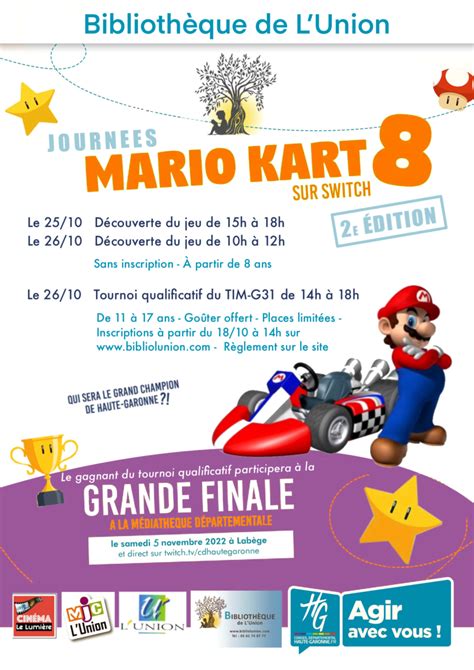 Journées Mario Kart Bibliothèque de L Union Ville de L Union