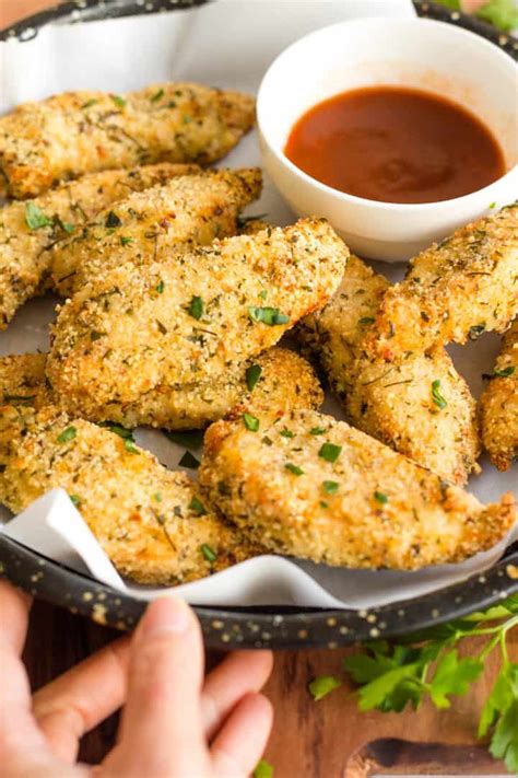 Crispy Air Fryer Chicken Tenders Gluten Free Dairy Free Dish By Dish