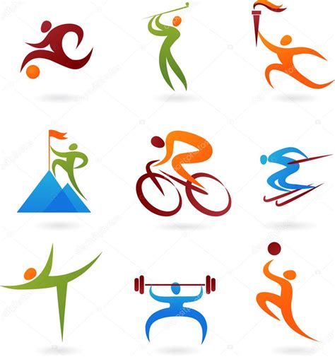 Sports Icon Collection Stock Vector Image By Marish