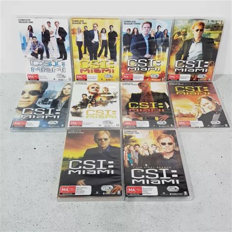 CSI MIAMI THE Complete Series Seasons 1 2 3 4 5 6 7 8 9 10 DVD Set