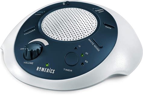 HoMedics White Noise Sound Machine Portable Sleep Therapy For Home