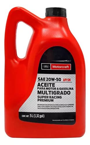 Aceite Multigrado 20w50 Motorcraft Garrafa 5l Envío gratis