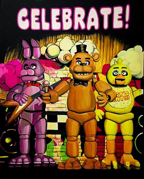 Fnaf Celebrate Poster Printable Printable And Enjoyable Learning