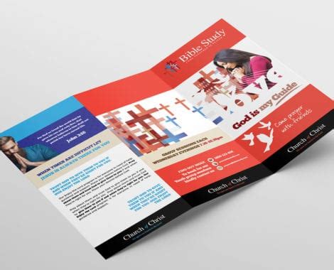 Christian Church Trifold Brochure Template In Psd Ai Vector Brandpacks