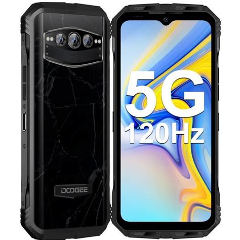 DOOGEE V30T 2023 Téléphone Portable Incassable 5G 20Go 256Go 10800mAh