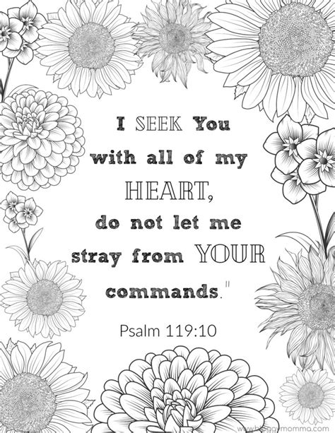 Free Pretty Coloring Pages Bible Verses For Women Bloggy Momma