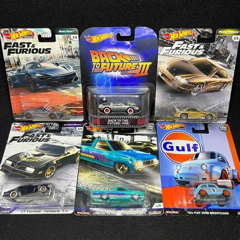 Hot Wheels Premium โมเดลรถเหลก ฮอทวล พรเมยม ทองเหลกลอยาง 1 64 Lazada co th
