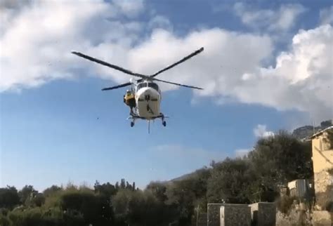 Campania Enne Ferito Cnsas Elisoccorso Ambulanza In Azione