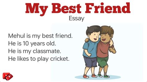 My Best Friend Essay In English Essay On My Best Friend 10 Lines On