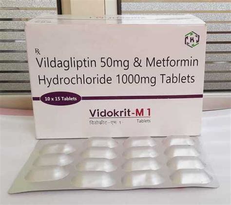 Vildagliptin 50 Mg Metformin Hcl 1000 Mg Tablets Manufacturer Supplier In Haryana