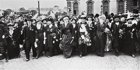 Le Juillet Manifestation Des Suffragettes Mme S Verine En T Te