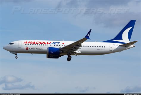 TC LAG AnadoluJet Boeing 737 8 MAX Photo By Martin Oswald ID 1550859