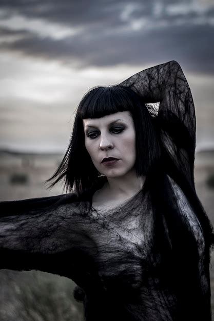 Premium Photo Sexy Brunette In Sunset Scene