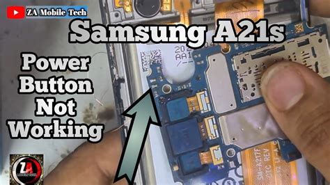 Samsung A21s Power Button Not Working Power Key Jumper Ways On Off