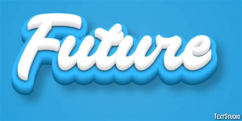 Future Text Effect And Logo Design Word