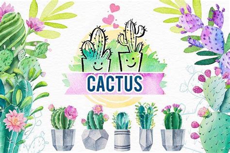 Cactus. Watercolor illustrations. | Watercolor illustration, Creative drawing, Illustration