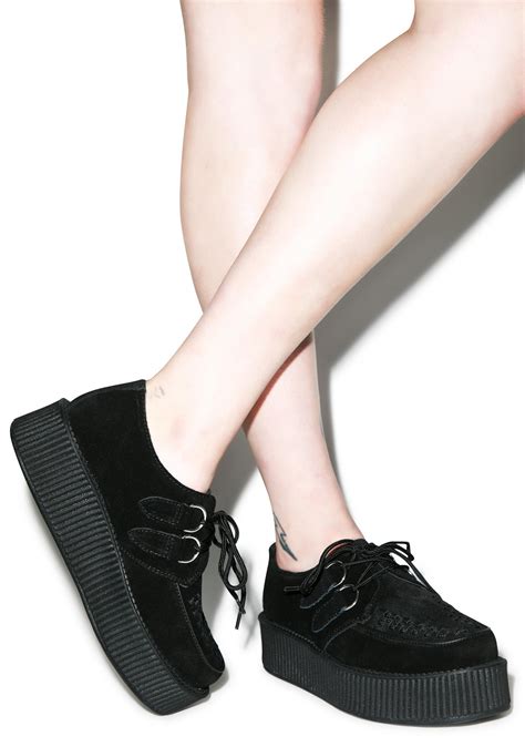 T U K Suede Viva Mondo Creepers Dolls Kill