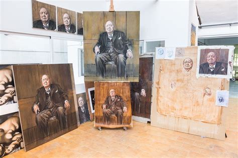 Hated Winston Churchill Portrait Destroyed By Wife Makes Dramatic Return