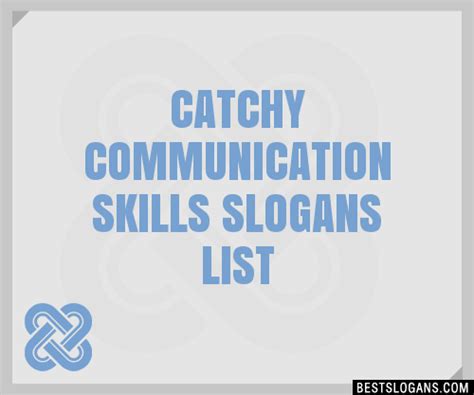 Catchy Communication Skills Slogans List Taglines Phrases Names