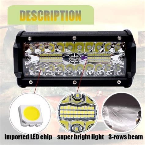 Luz Led Para Veh Culo Off Road W Cuotas Sin Inter S