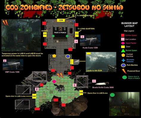 Zombified Call Of Duty Zombie Map Layouts Secrets Easter Eggs And