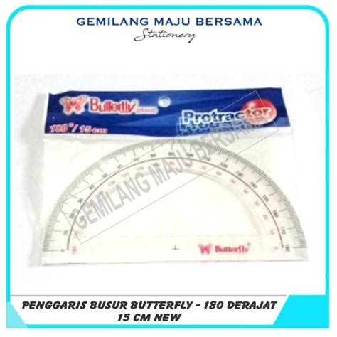 Jual Penggaris Butterfly Busur Protactor No New Cm