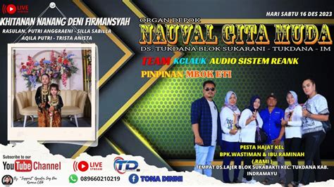 LIVE STREAMING ORGAN SINGA DANGDUT NOVAL GITA MUDA DS LAJER