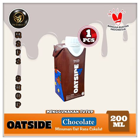 Jual OATSIDE Mini Chocolate Oat Milk Susu Gandum Cokelat Kotak UHT