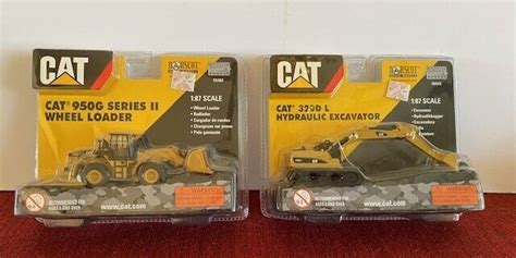 NORSCOT 1 87 PAIR 950G SERIES II WHEEL LOADER And 320D L EXCAVATOR