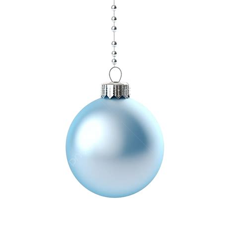 Bolas De Natal Azuis Penduradas Em Pinheiro Artificial Branco Png