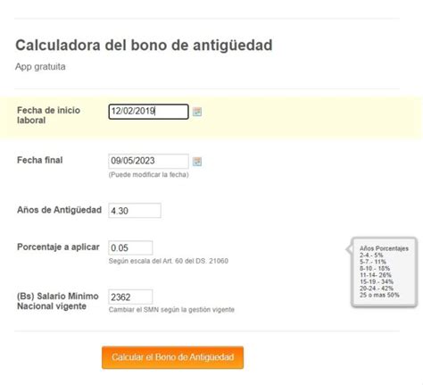 Bono De Antiguedad Como Calcular Bolivia Impuestos Blog