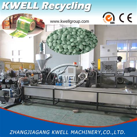 Plastic PP Recycling Machine Pelletizing Line PE Film Side Force Feeder