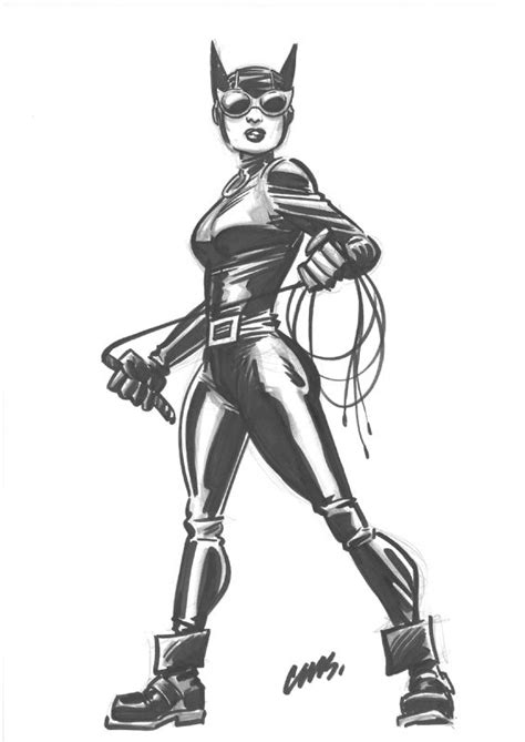 Catwoman In Jon Peelmans Gotham City Comic Art Gallery Room