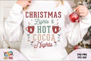 Christmas Lights Hot Cocoa Nights SVG Graphic By Dark Pixel Creative Fabrica