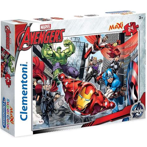 Clementoni Puzzle Supercolor Avengers Maxi Max Kovy Hra Ky