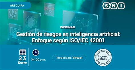 Webinar online Gestión de riesgos en inteligencia artificial Enfoque