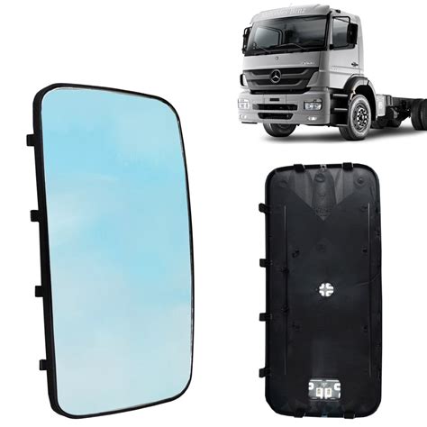 Espelho Vidro Retrovisor Caminh O Mercedes Benz Axor Atego Fabbof