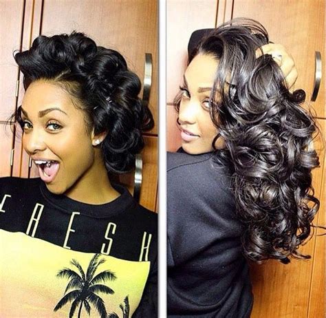 Pin Curls To Die For Natural Hair Styles Curly Hair Styles Hair Looks