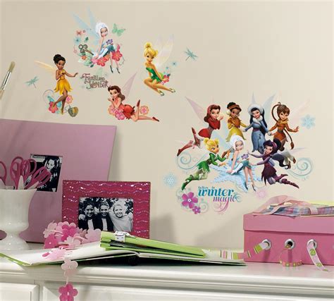 New Disney Fairies Secret Of The Wings Wall Decals Tinkerbell Stickers