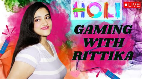 Bgmi Live Girl Gamer Holi Special With Facecam New Update Bgmi India Gaming With Rittika Youtube