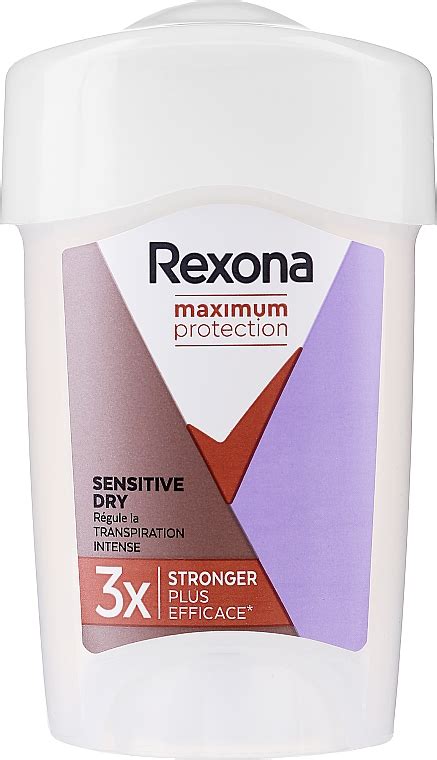 Rexona Maximum Protection Sensitive Dry Déodorant stick Makeup fr