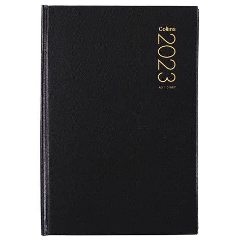 Collins Diary A51 Black Inkpost Nz