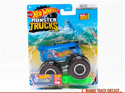 2022 Hot Wheels Monster Trucks Volkswagen Drag Bus Treasure Hunt Throws It Back To The Og Vw Bus