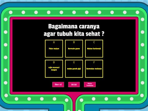 Kebersihan Kesehatan Gameshow Quiz